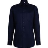 Seidensticker Overhemd donkerblauw, Effen