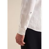 SEIDENSTICKER - Zakelijk Overhemd - Wit - Slim Fit - Lange Mouw