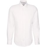 SEIDENSTICKER - Zakelijk Overhemd - Wit - Slim Fit - Lange Mouw