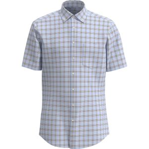 SEIDENSTICKER Zakelijk overhemd 'Smart Essentials'  pastelblauw / bruin