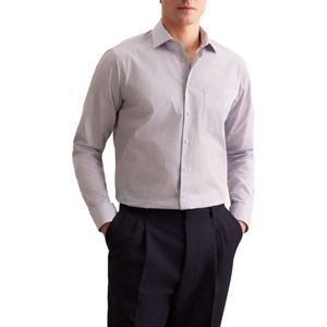 Seidensticker - Overhemd - Beige - 100% Katoen - Regular Fit