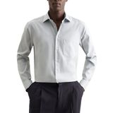 Seidensticker Overhemd groen, Gestructureerd