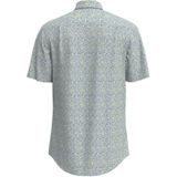 Seidensticker Zakelijk overhemd voor heren, regular fit, zacht, button-down-kraag, korte mouwen, 100% katoen, geel, 38