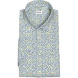 Seidensticker Zakelijk overhemd voor heren, regular fit, zacht, button-down-kraag, korte mouwen, 100% katoen, geel, 38