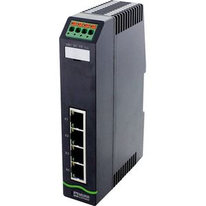 Murr Elektronik MURR 58810 (4 ports), Netwerkschakelaar, Zwart