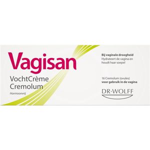 Vagisan VochtCrème Cremolum 1X 16st | Bij Vaginale Droogheid | Hormoonvrij
