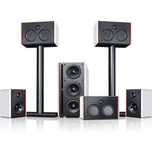 Teufel System 4 THX home cinema systeem met THX certificaat, zwart/wit