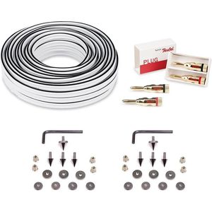 Teufel - Performance - 2.0 Kabelset - Wit - Voor Stereo Speakers