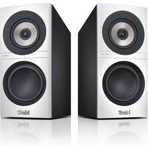 Teufel Definion 3S high definition stereo boekenplank speakers, wit - zwart