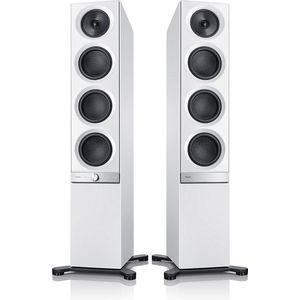 Teufel STEREO L - Vloerstaande speakers met geïntegreerde versterker - Wifi/bluetooth - wit