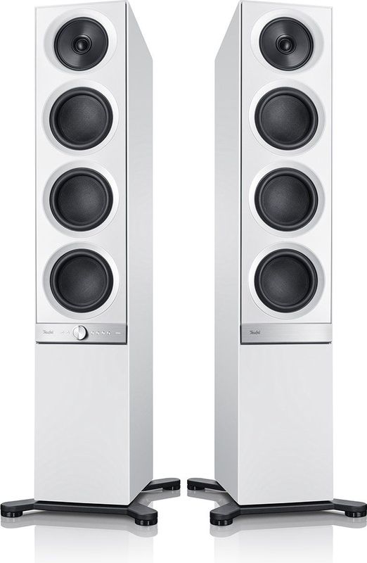 Teufel - STEREO L - Vloerstaande Speakers - Wit - Geïntegreerde Versterker, Wifi/Bluetooth