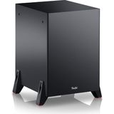 Teufel T 8 subwoofer - actieve subwoofer van high-end klasse, als frontfire- of downfire-subwoofer, voor muziek thuisbioscoop - zwart