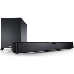 Teufel CINEBAR PRO | High-end bluetooth soundbar met draadloze subwoofer | HDMI | Zwart