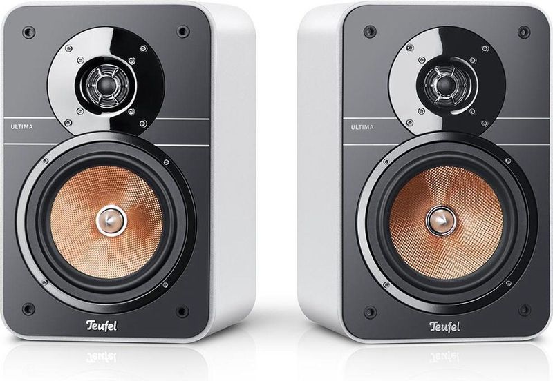 Teufel Ultima 20 - 2-kanaals Hifi-boekenplankspeakers - 50 watt - Set van 2 - Wit