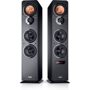 Teufel ULTIMA 40 ACTIVE - 3-kanaals actieve vloerstaande stereo speakers - Bluetooth aptX® - HDMI ARC - Set van 2 - zwart