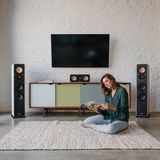 Teufel ULTIMA 40 surround - 5.1 home cinema set met vloerstaande speakers - Boekenplankspeakers - Centerspeaker en subwoofer - wit / zwart