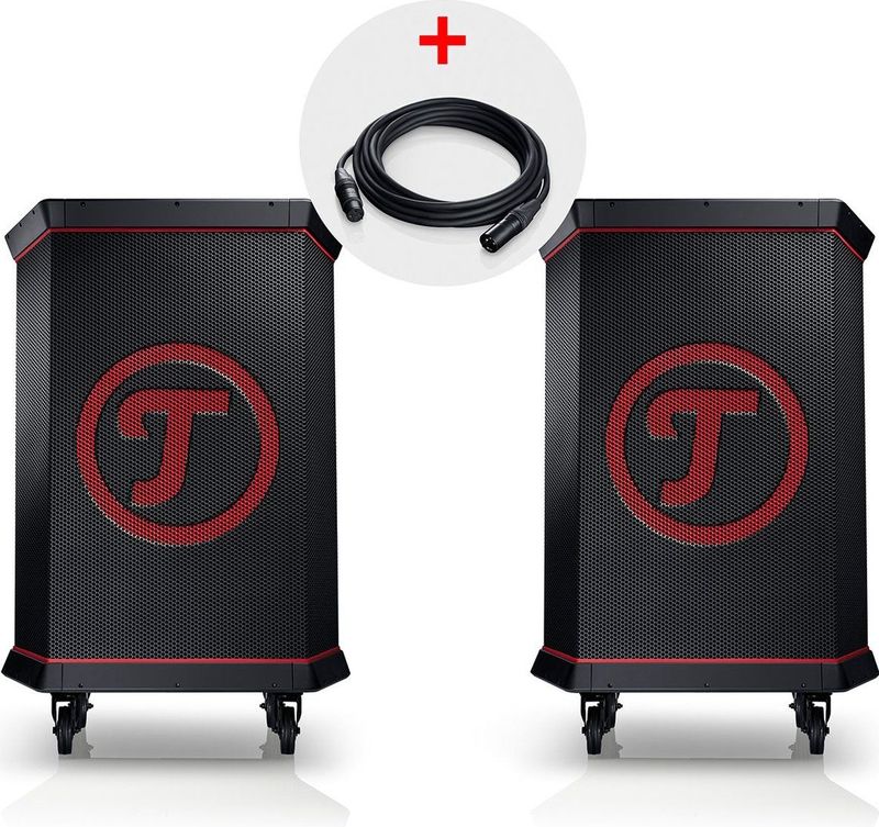 Teufel - ROCKSTER - Stereo Set - Zwart - Bluetooth - 121 dB