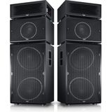 Teufel POWER HIFI stereo set - Modulair bluetooth luidsprekersysteem - Set van 2 - zwart