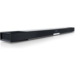 Teufel CINEBAR LUX - Slanke high end bluetooth soundbar, HDMI, geïntegreeerde subwoofer, voor films, muziek, games , wit