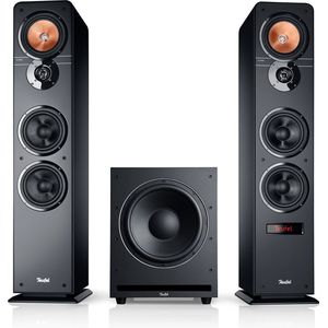 Teufel ULTIMA 40 Active Club Edition | Stereo boxen met geÃ¯ntegreerde versterker | Bluetooth streaming | HDMI | Actieve subwoofer | Zwart