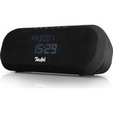 Teufel RADIO ONE - Hifi-wekkerradio met DAB+/ FM, Dimbaar tijdsdisplay, 4 wekgeluiden - Powerbankfunctie - Zwart