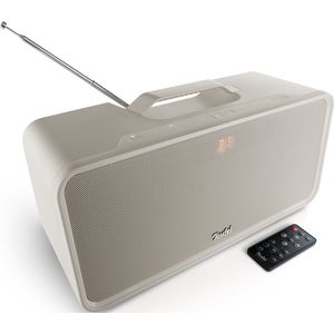 Teufel BOOMSTER - Krachtige bluetooth 2.1 stereo speaker met DAB+ en lange speelduur , sand white