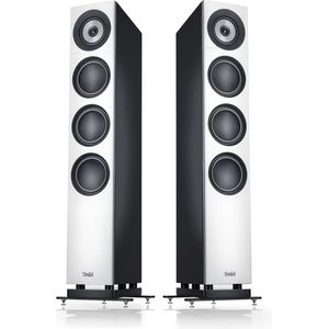 Teufel DEFINION 3 - High end vloerstaande speaker - Gepatenteerd SCA-coaxiaal chassis - Set van 2 - wit / zwart