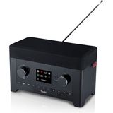 Teufel RADIO 3SIXTY - Internetradio met DAB+ /FM - Bluetooth - Spotify Connect - 360-gradengeluid - Voorkeuzezenders - zwart