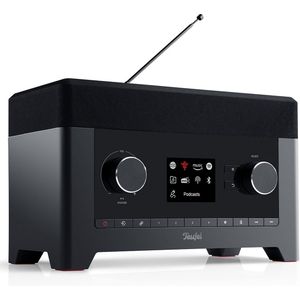Teufel RADIO 3SIXTY - Internetradio met DAB+ /FM - Bluetooth - Spotify Connect - 360-gradengeluid - Voorkeuzezenders - zwart