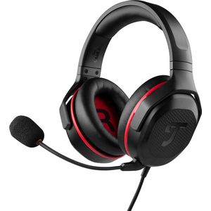 Teufel CAGE ONE - Bekabelde over-ear headset voor games, muziek en home-office Night Black