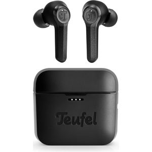 Teufel AIRY TWS | In-ear bluetooth koptelefoon, draadloze oortjes met oplaadcase night black