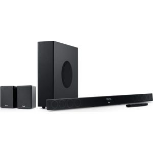 Teufel CINEBAR 11 Surround 4.1-Set - Soundbar met draadloze subwoofer en rearspeakers - Bluetooth met aptX - Virtuele surround sound - zwart