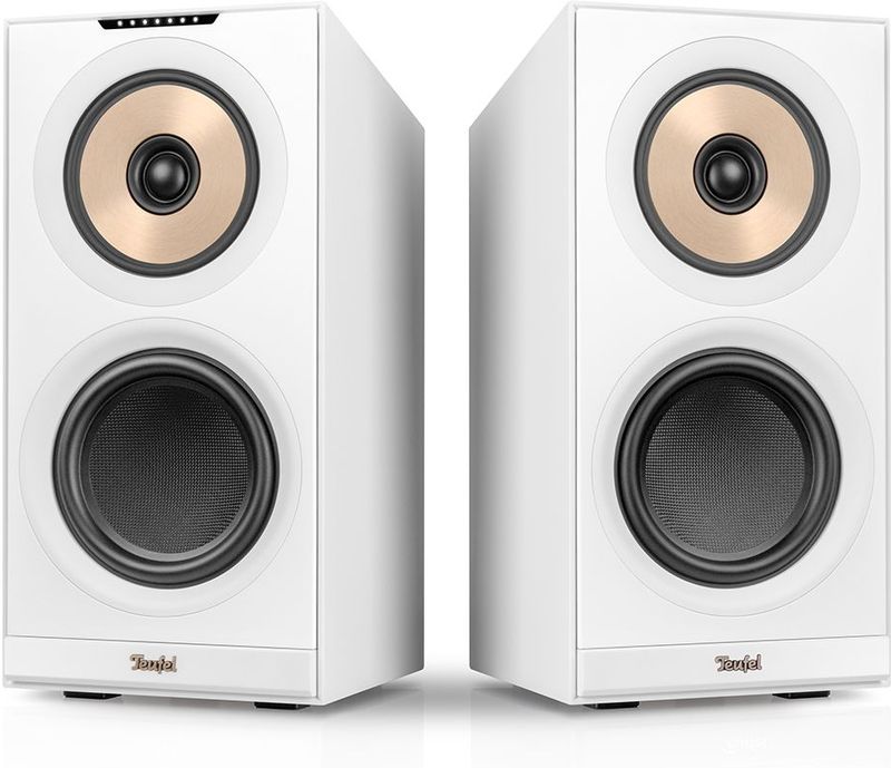 Teufel - STEREO M 2 - Wifi/Bluetooth Boekenplankspeaker - Wit