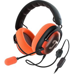 Teufel - ZOLA - Bedrade Gaming Headset - Antraciet Coral Red - 7.1 Surround Sound