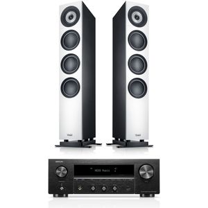 DEFINION 3 + DENON DRA-900H, Wit/zwart