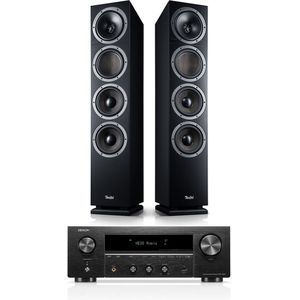 THEATER 500 - Towerspeakers - Zwart - DENON DRA-900H - AV-receiver