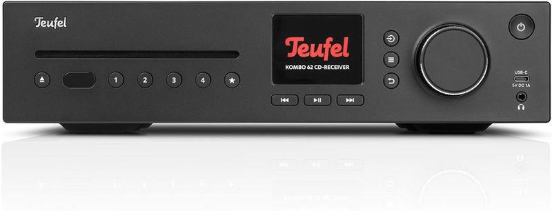 Teufel KOMBO 62 Mk2 - CD-Receiver - Nachtzwart