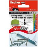 FISCHER Solufix 502689 Plafondlamp/ventilator
