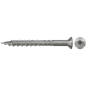 fischer Vlonderschroef 5 x 60 Verzonken kop A2 deeldraad TX opname