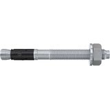 fischer Boltenanker FAZ II 20/160 gvz, heavy duty anker met hoog draagvermogen, ankerbouten voor bevestigingen van zware lasten en stalen constructies, Seismik & ETA-goedkeuring