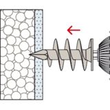 Fischer Isolatiemateriaalplug 50xmm (Per 4 stuks)