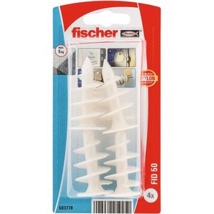 fischer - Nylon FID 50 / blisterverpakking met 4 stuks