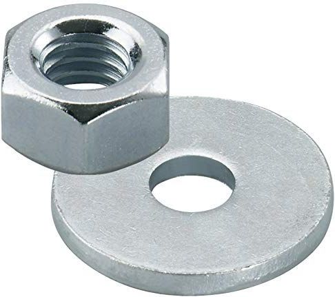 Fischer - Moer en Sluitring - Galvanisch Verzinkt - Voor Ankerstang FIS A M 16