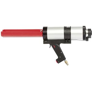 fischer Pneumatisch perspistool FIS DP S-L, uitperspistool met persluchttechniek, voor 2-kamerpatronen tot 585 ml inhoud, ergonomisch ontwerp voor optimale hantering