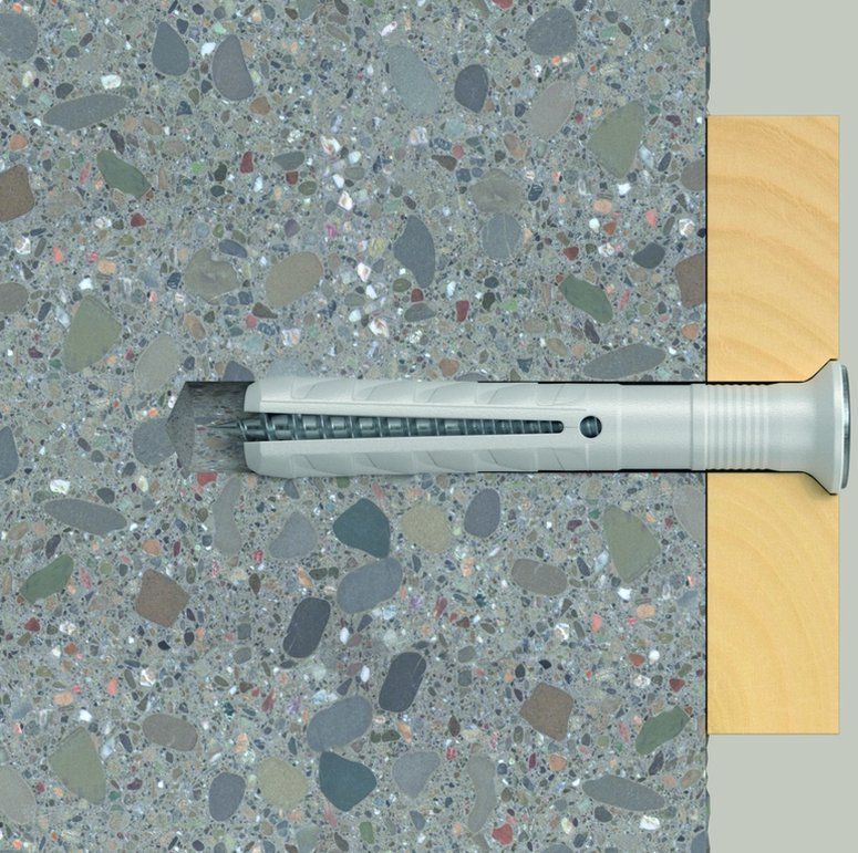 Fischer N nagel plug 6x80/50 S - per 200 stuks (513836)