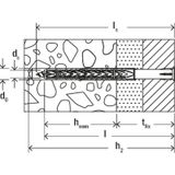 Fischer 50-delige Constructiepluggen- en Schroevenset SXRL 10x120 T