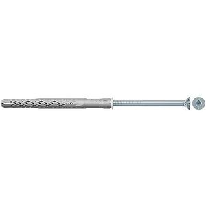 fischer Lange schachtpluggen SXRL 14X80 T multiple verankeringsdieptes voor het bevestigen van gevels, dakonderstructuren UVM. in vol- en gatbouwmaterialen-50 Stuks art.nr. 530920, grijs