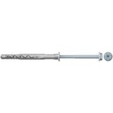 fischer Pluggen met lange schacht SXRL 14 x 140 FUS, pluggen met zeskantschroef en gevormde U-schijf, nylon pluggen voor bevestiging van metalen constructies, 50 stuks