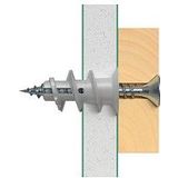 Fischer - Gipsplaatplug GK - Assortiment Box - 160 Stuks - Hoogwaardige Zelfborende Nylon Pluggen