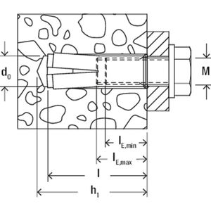 Fischer - Inslaganker EA II - Elektrolytisch Verzinkt Staal - 25 Stuks